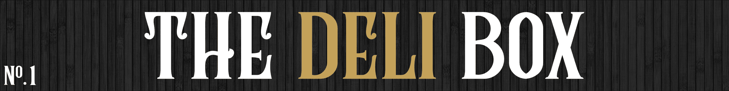 The Deli Box header with No.1